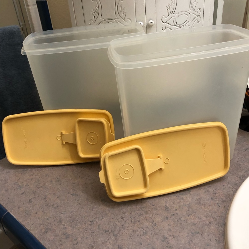 Tupperware Cereal containers
